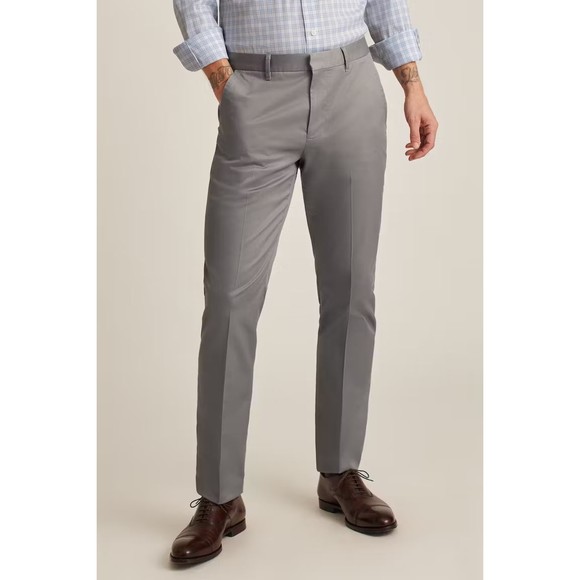 Bonobos Stretch Weekday Warrior Friday Steel Athletic Fit Dress Pant 34 X 36 NEW